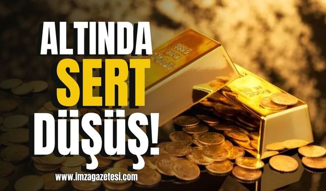 Altında sert düşüş!