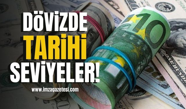 Dolar ve Euro'da tarihi seviyeler! İşte güncel kurlar