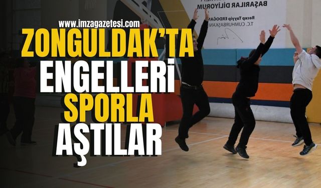 Zonguldak Özel Bireyler, Sporla Engellerini Aşıyor... | Zonguldak Haberleri