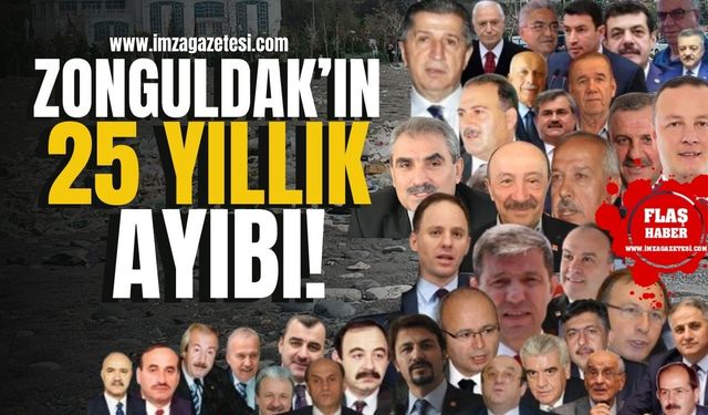 Zonguldak'ın 25 yıllık ayıbı! Bu ayıbı ne hükümet ne belediyeler temizleyebildi!