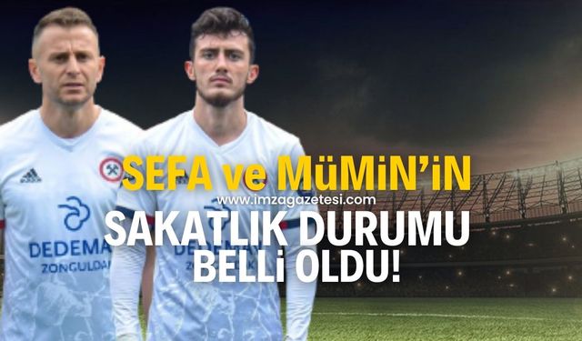 Zonguldakspor'a Sefa Durmuş ve Mümin Uyar’dan kötü haber!
