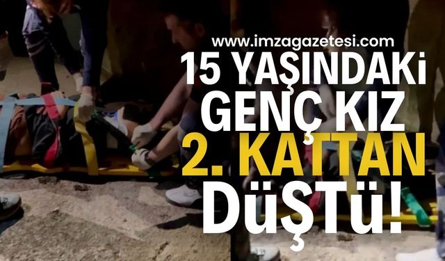 15 yaşındaki genç kız ikinci kattan aşağı düştü | Bartın haber
