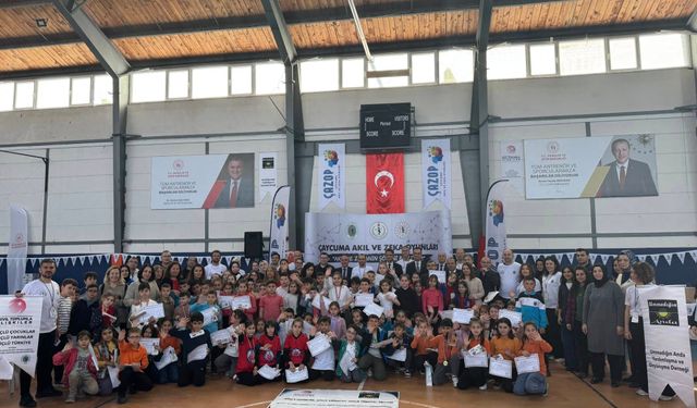 Çaycuma’da Zekâ Oyunları Turnuvası Tamamlandı! Ödüller Sahiplerini Buldu