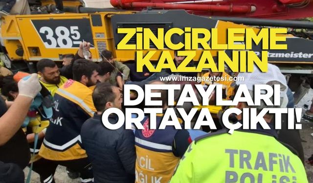 8 kişinin yaralandığı zincirleme kazanın detayları ortaya çıktı