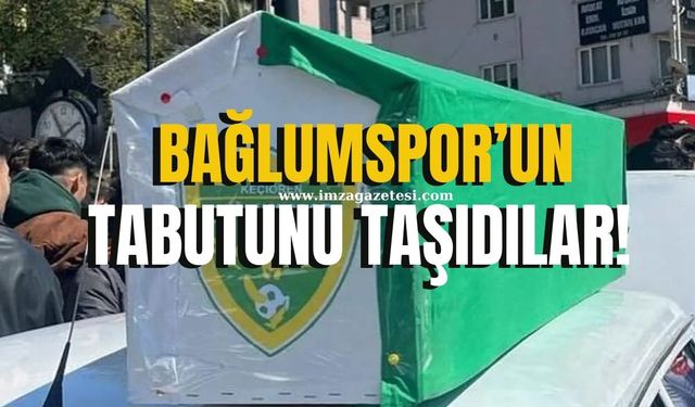 Bağlumspor'un tabutuyla maça geldiler intikam istediler
