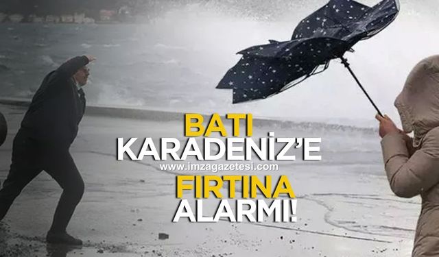 Meteorolojiden Zonguldak, Bartın ve Düzce için Fırtına Alarmı!