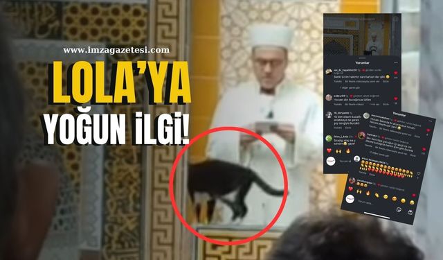 Camiye Gelen Sadık Misafir Lola büyük ilgi gördü!