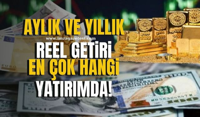 TÜİK açıkladı! Aylık ve yıllık reel getiri en çok hangi yatırımda? Altın, Borsa, Euro...
