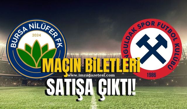 Bursa Nilüferspor-Zonguldakspor maçının biletleri satışa çıktı