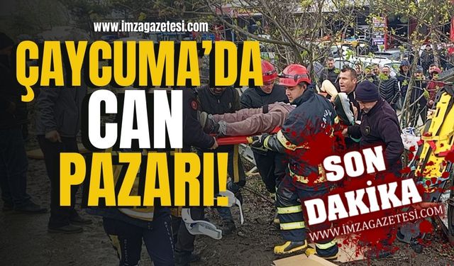 Çaycuma'da can pazarı! Savaş alanına döndü!