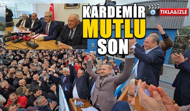 KARDEMİR'de yüzler gülüyor! KARDEMİR ile sendika TİS'i imzaladı!