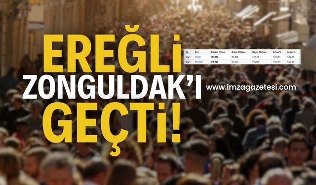 KDZ Ereğli, Zonguldak'ı geride bıraktı! | Zonguldak haber
