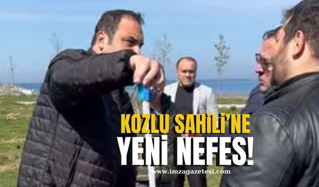 Kozlu Sahiline Yeni Nefes... Seyir Terası İçin İlk Adım Atıldı!