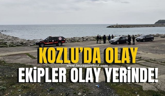 Kozlu’da olay! Ekipler olay yerinde