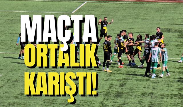 Amatör lig maçlarında ortalık karıştı! Cep telefonu kameralarınca çekildi!