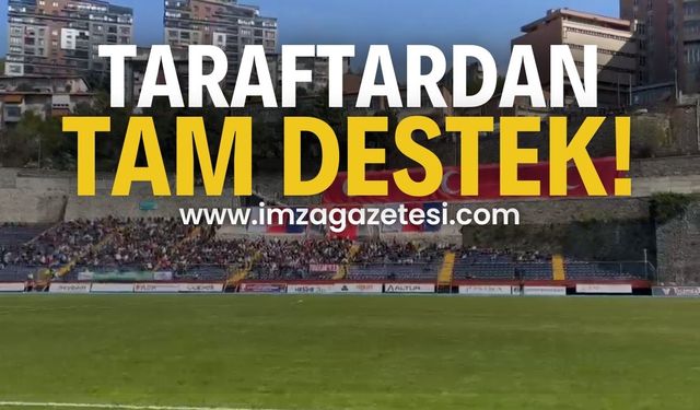 Taraftar Zonguldakspor'u yalnız bırakmadı | Zonguldak haber