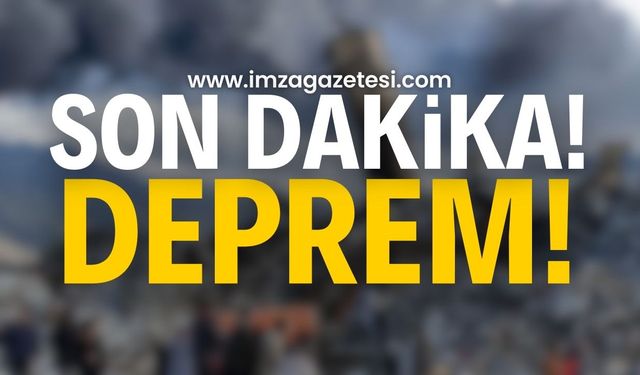 Van'da Deprem: Tuşba İlçesi Sallandı | Son Dakika