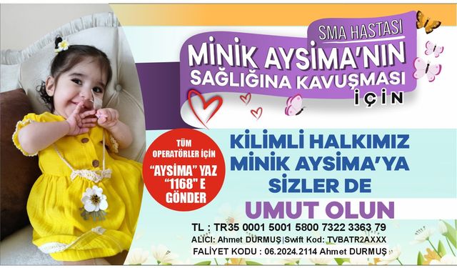 SMA hastası Aysima Durmuş'un ailesi yardım bekliyor! Son 5 ay