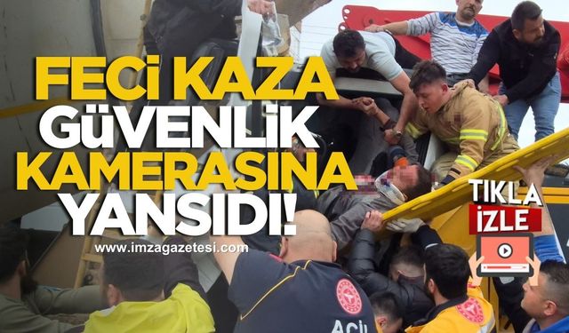 Feci kazanın güvenlik kamerası görüntüleri!