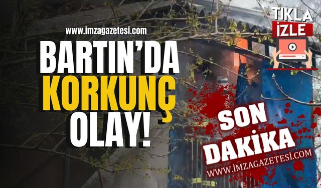 Bartın'da korkunç olay! Feci şekilde can verdi!