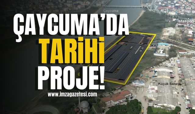 Çaycuma Belediyesi'nden Tarihi Proje!