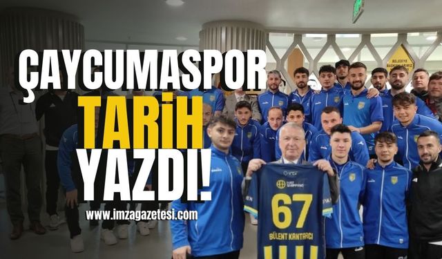 Çaycumaspor tarih yazdı!