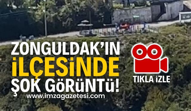 Zonguldak'ın İlçesinde Şok Görüntü! | Zonguldak haber