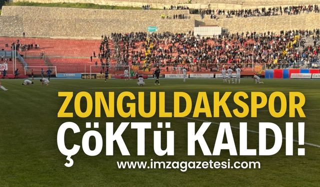 Zonguldakspor çöktü kaldı | Zonguldak haber