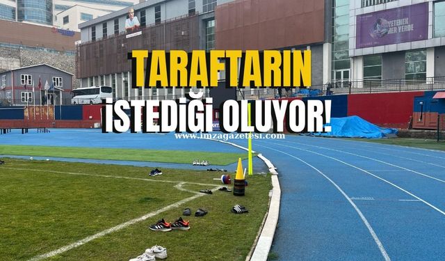 Karaelmas Kemal Köksal Stadyumu’nda çalışmalar başladı! Taraftarın istediği oluyor...