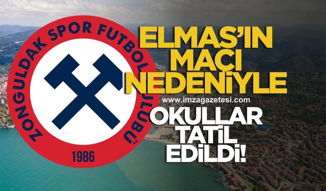 Zonguldak’ta stadın çevresindeki okullar tatil edildi!