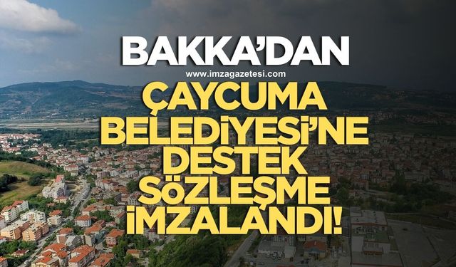 BAKKA’dan Çaycuma Belediyesine teknik destek