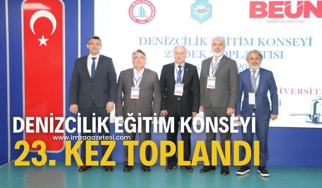 Denizcilik Eğitim Konseyi 23. kez toplandı...