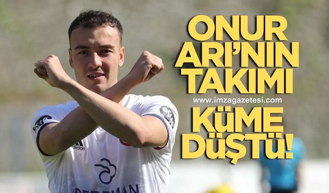 Onur Arı'nın takımı Hatayspor küme düştü