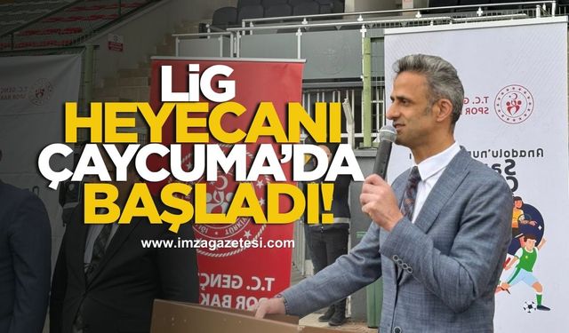 Anadolu Yıldızlar Ligi Heyecanı Çaycuma’da Başladı...