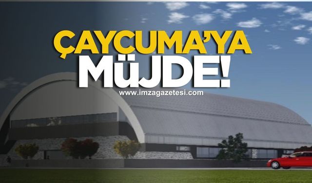 Çaycuma’ya Modern Spor Salonu Müjdesi!