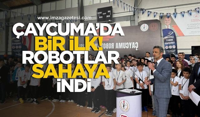 Çaycuma’da Bir İlk! Robotlar Sahaya İndi!