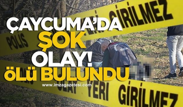Çaycuma'da Şok Olay! Bahçede Ölü Bulundu!