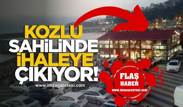 "Coşkunoğlu Pide Kebap" İşyeri Kozlu Sahilinde İhaleye Çıkıyor!