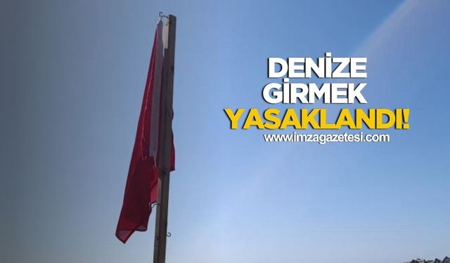 Denize Girmek Yasaklandı!