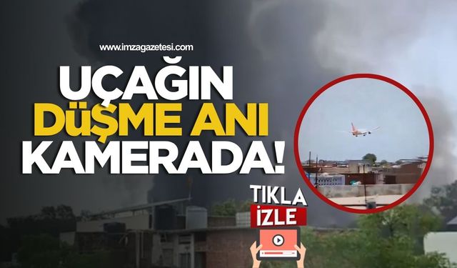 Hindistan'daki Korkunç Uçak Kazası Kameraya Yansıdı!
