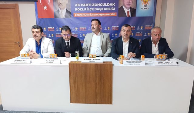 Ak Parti Kozlu İlçe Danışma Meclisi geniş katılımla gerçekleşti…