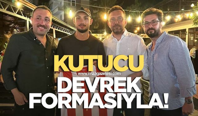 Ahmed Kutucu'ya Devrek Belediyespor forması hediye edildi