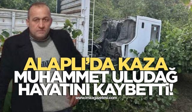 Alaplı'da kaza! Muhammet Uludağ yaşamını yitirdi
