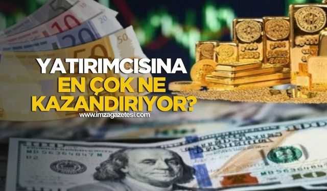 TUİK, Orta ve uzun vadede yatırımcısına en çok ne kazandırdığını açıkladı! Altın, Borsa, faiz, dolar, Euro!
