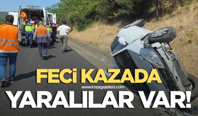 Feci kazada 2'si çocuk 4 yaralı