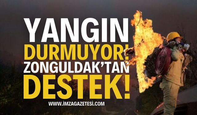 Karabük'te Orman Yangını: Zonguldak'tan Destek