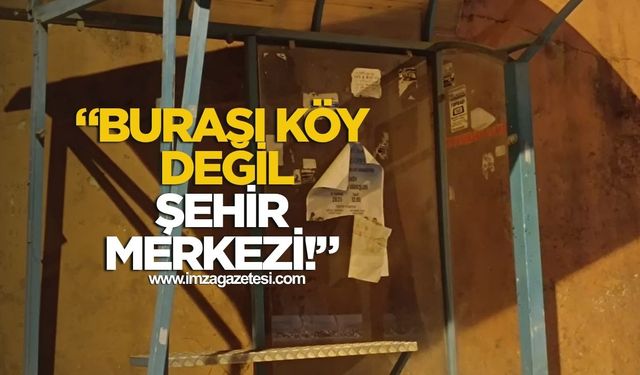Kozlu’da Otobüs Durağı Çilesi! “Burası Köy Değil, Şehir Merkezi!”