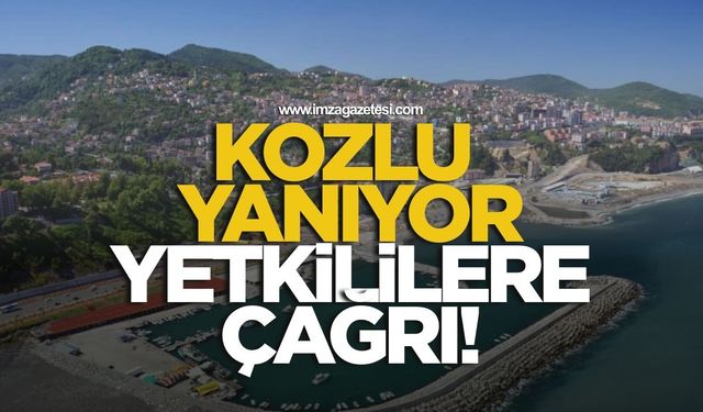 Kozlu yanıyor! Yetkililere çağrı