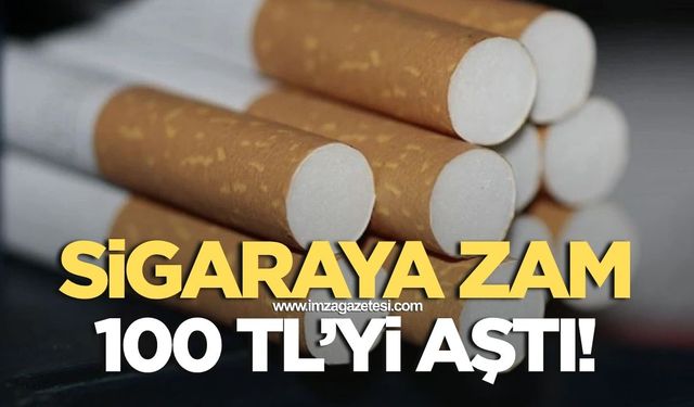 Sigaraya zam! 100 TL'yi geçti