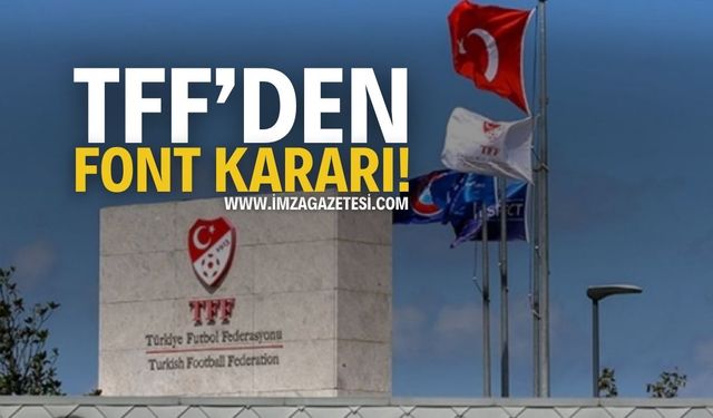 TFF'den Formalar İçin Yeni Font Kararı!